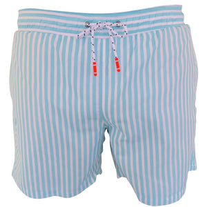 Aqua Stripe Board Shorts