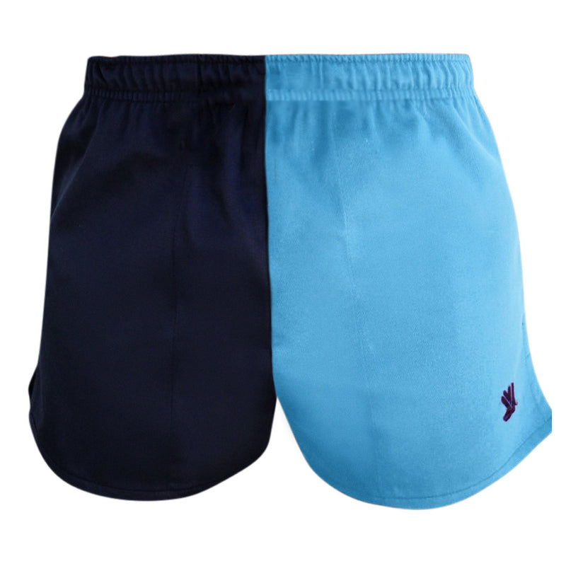 Aqua/Navy Blackjack Shorts