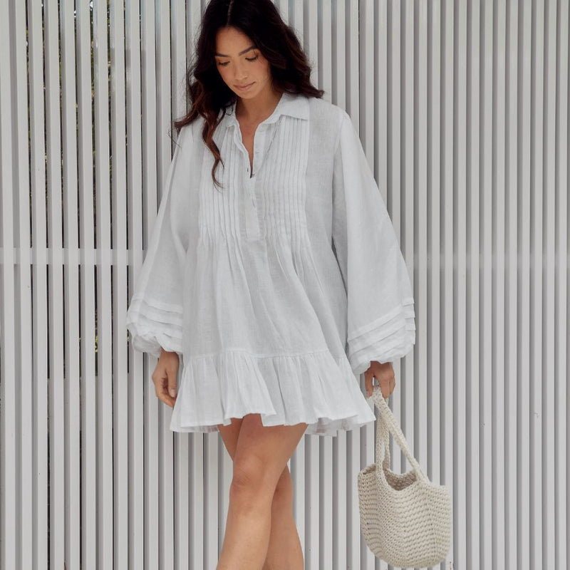 Camie Dress - White
