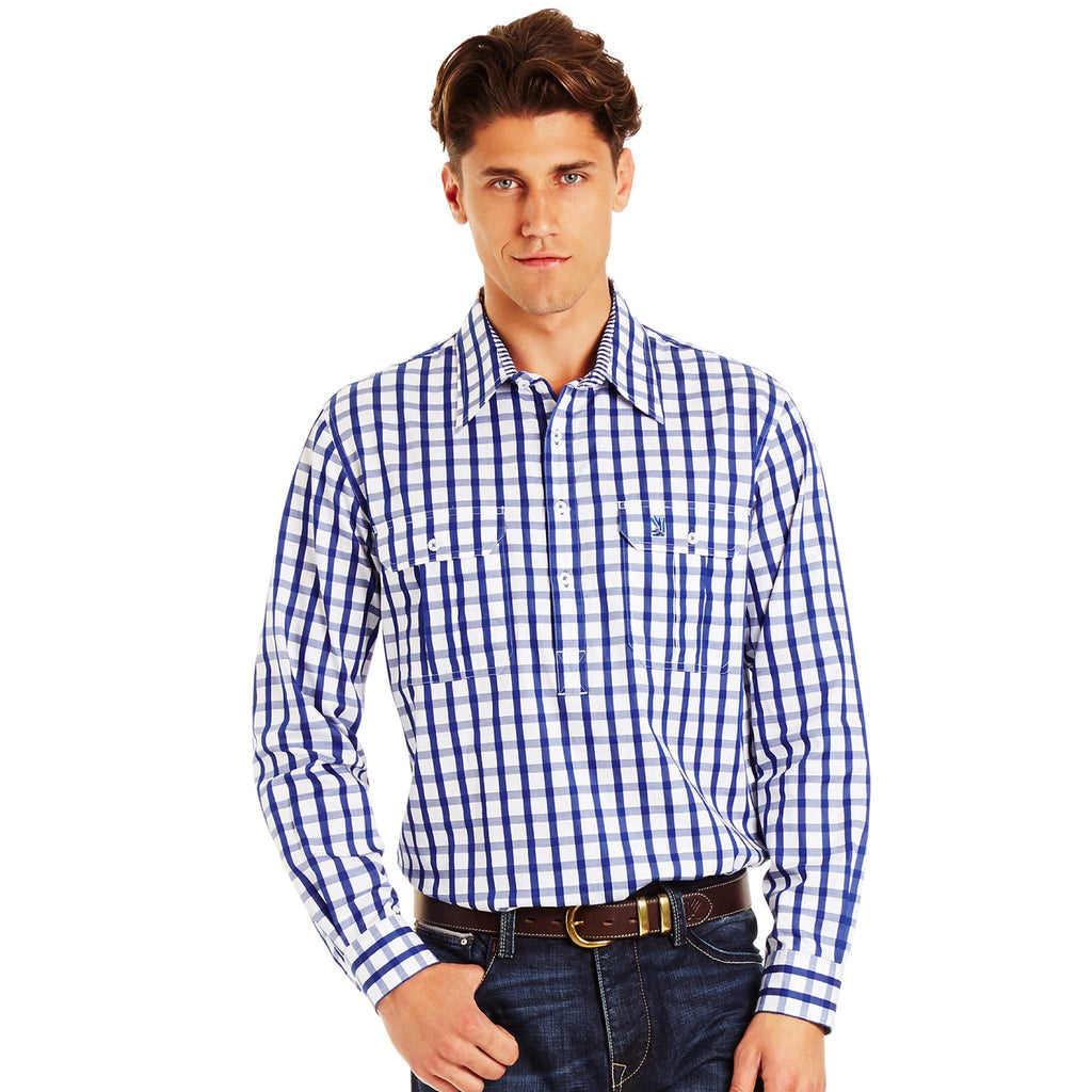 Gournama B1-Large Navy Check