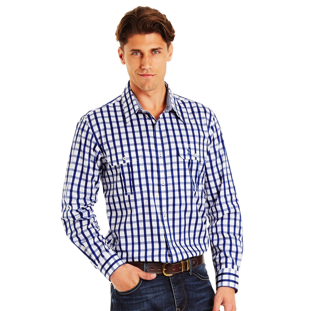 Gournama B1-Large Navy Check