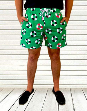 Green Buoy Board Shorts