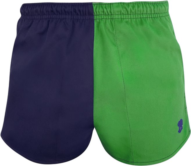 Green/Navy Blackjack Shorts