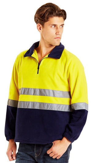 Hi-Vis Polar Fleece *slight dye marks on the yellow fabric