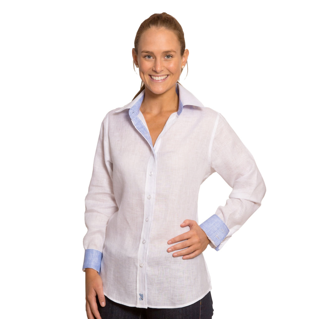 Kate White Linen Shirt
