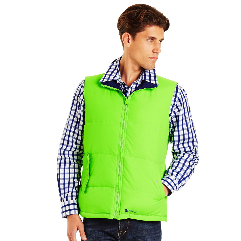 Lime/Navy Reversible Vest