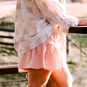 Nala Shorts - Pale Pink