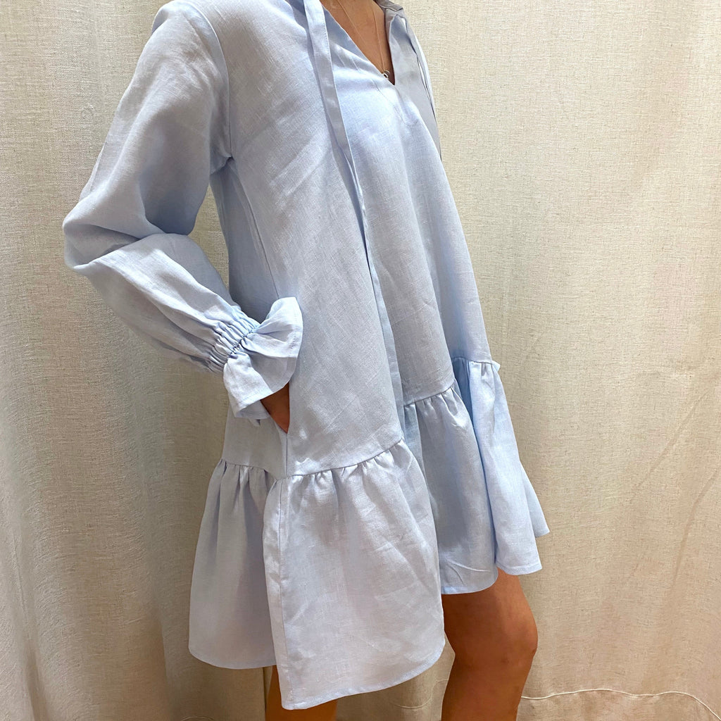 Oliver Dress - Pale Blue