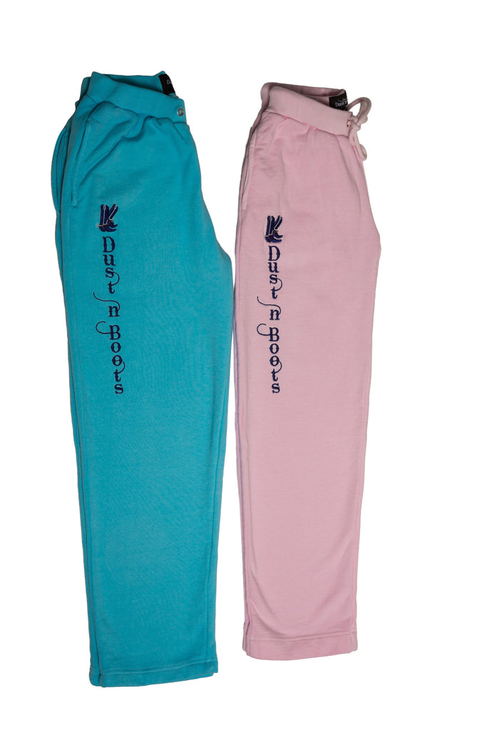 Pale Pink Childrens Track Pants