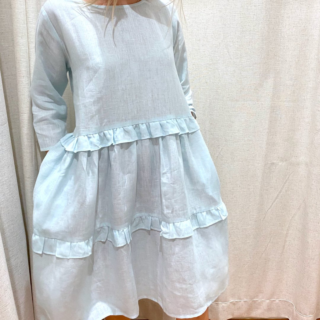 Rosie Dress - Pale Blue