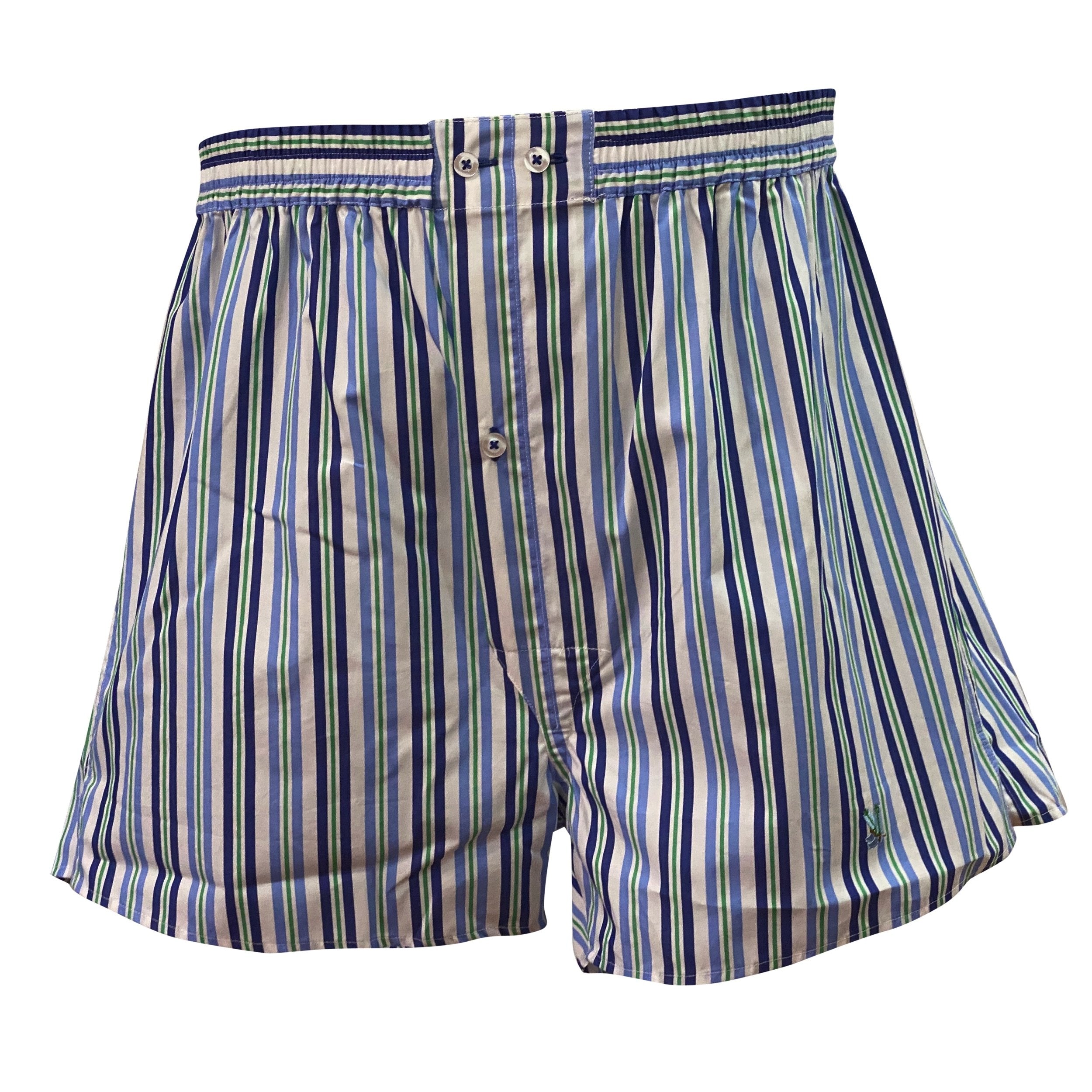 S-Navy/Green/Blue Stripe