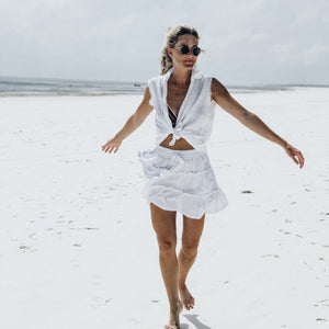Zanzibar Skirt - White
