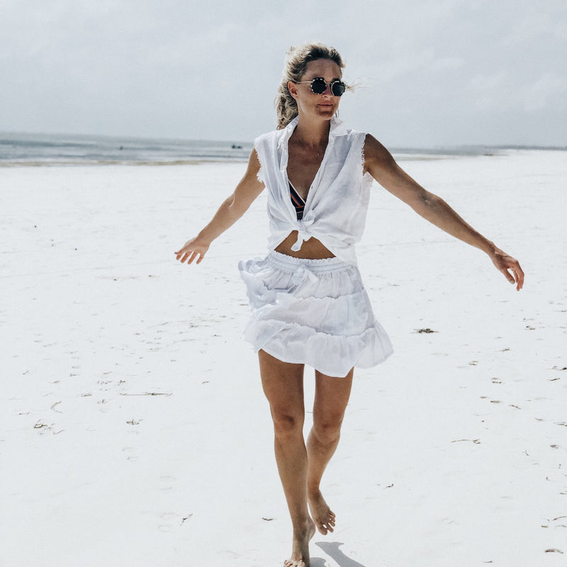 Zanzibar Skirt - White