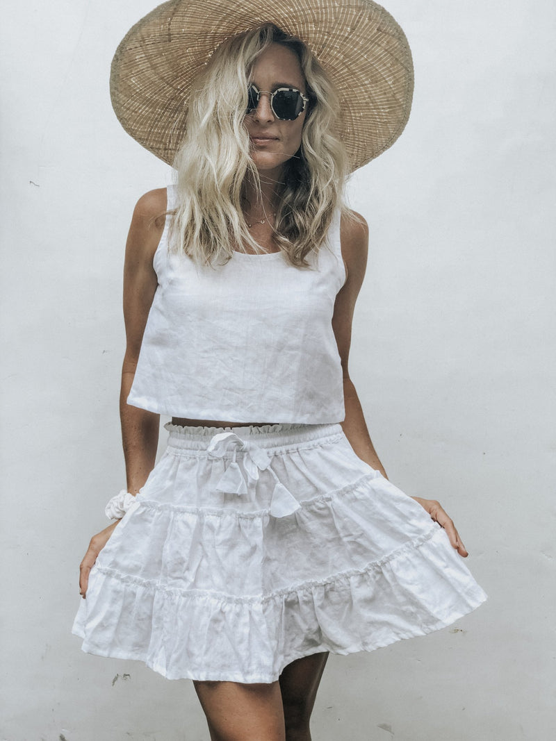 Zanzibar Skirt - White