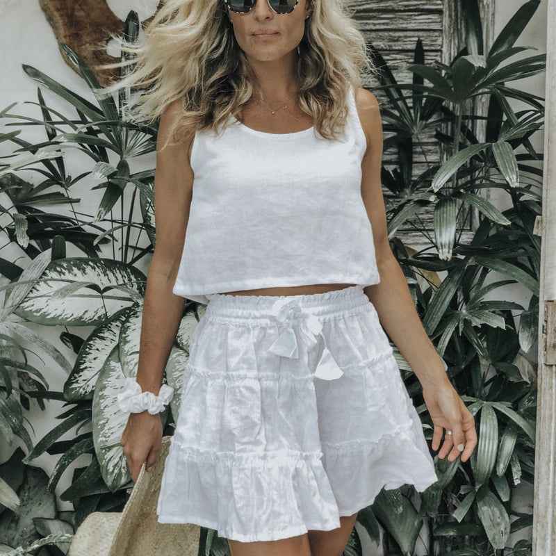 Zanzibar Skirt - White