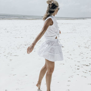Zanzibar Skirt - White